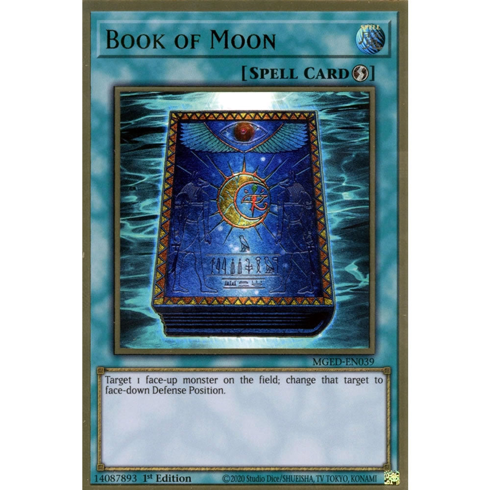 Book of Moon MGED-EN039 Yu-Gi-Oh! Card from the Maximum Gold: El Dorado Set