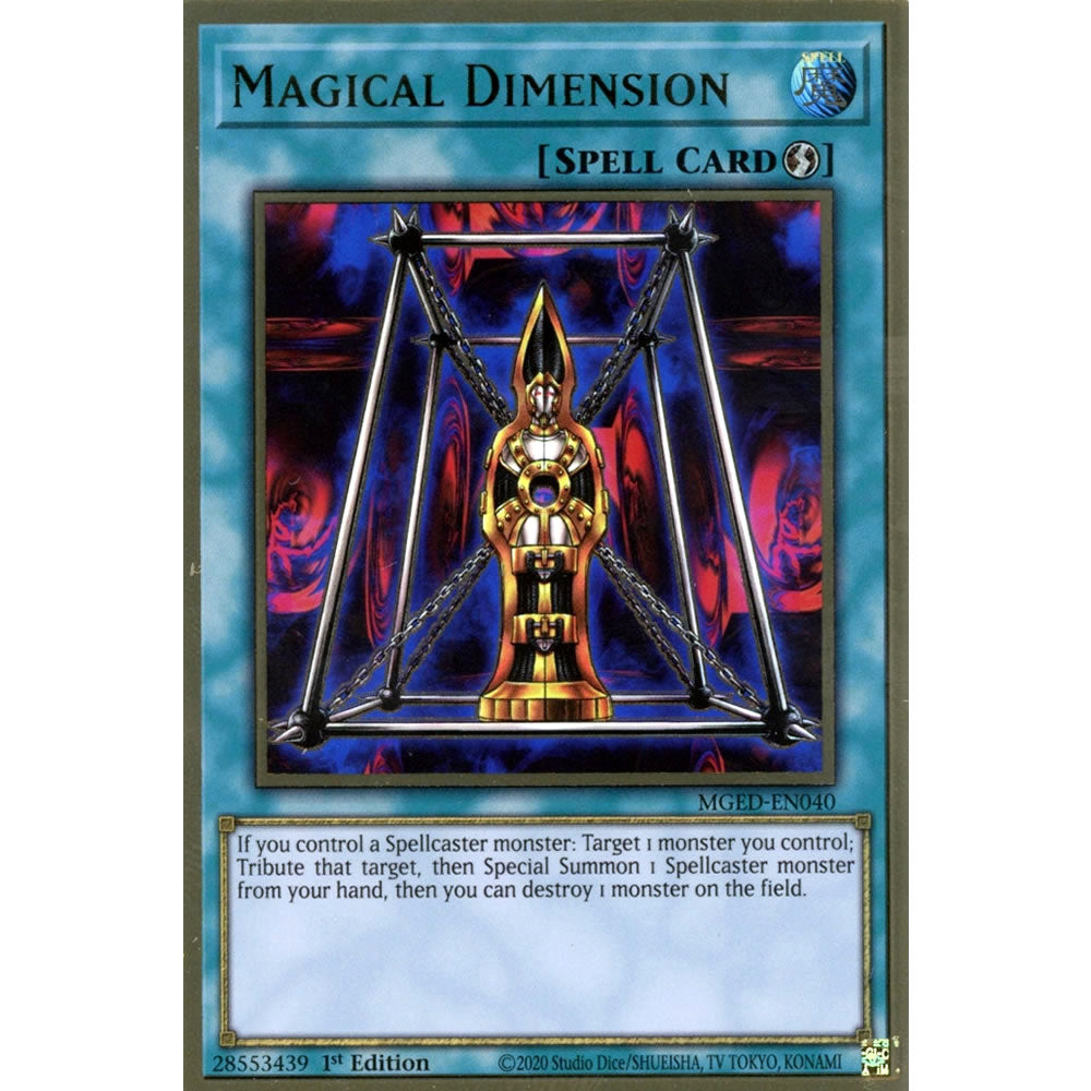 Magical Dimension MGED-EN040 Yu-Gi-Oh! Card from the Maximum Gold: El Dorado Set