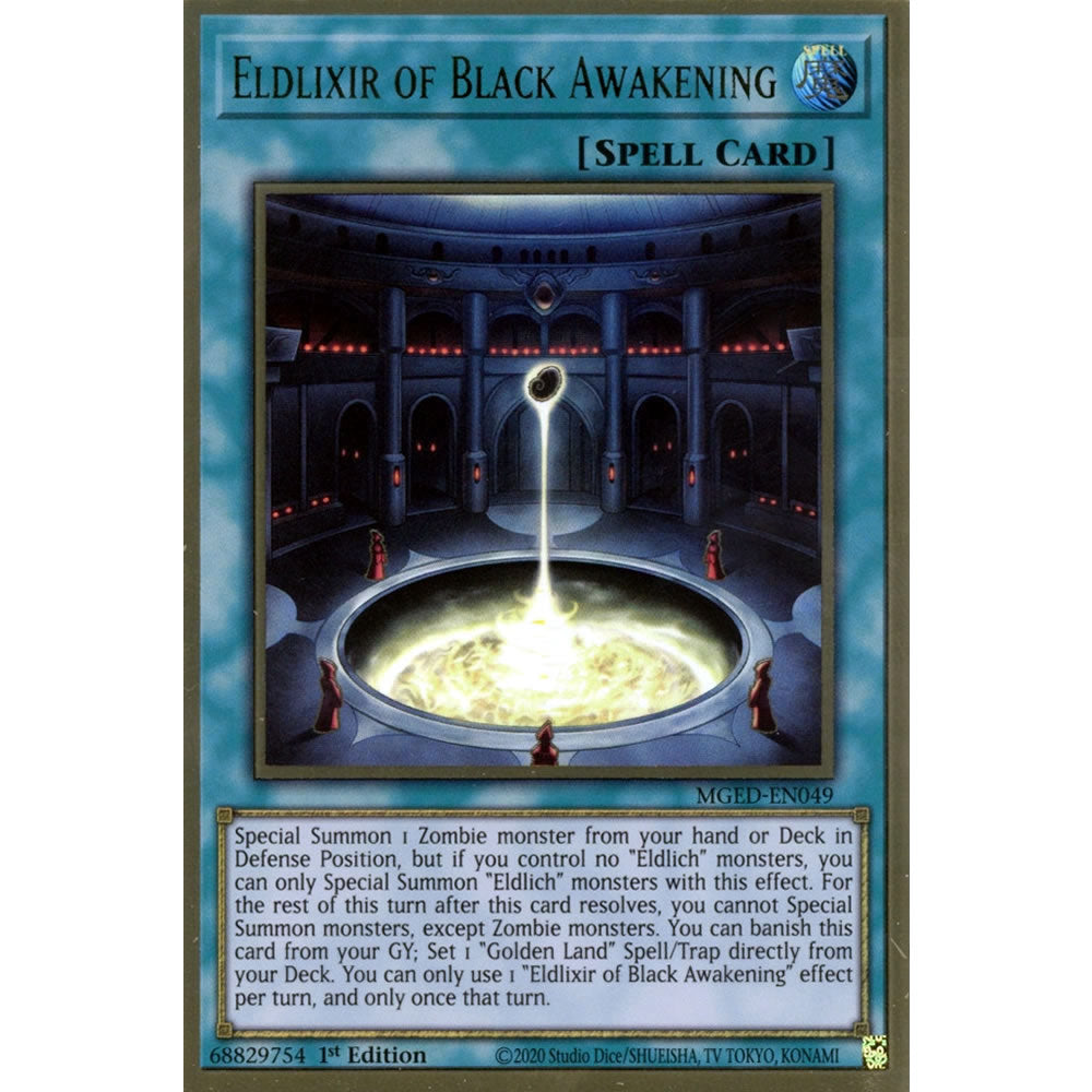 Eldlixir of Black Awakening MGED-EN049 Yu-Gi-Oh! Card from the Maximum Gold: El Dorado Set