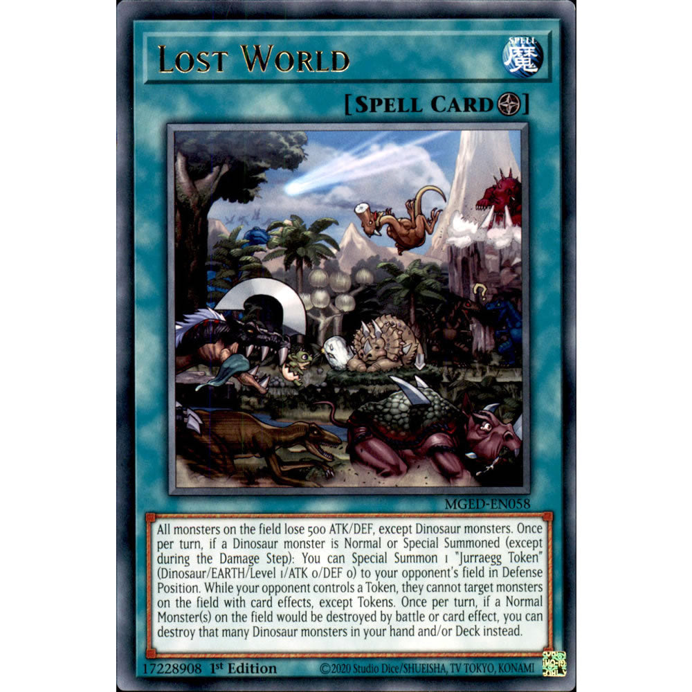 Lost World MGED-EN058 Yu-Gi-Oh! Card from the Maximum Gold: El Dorado Set