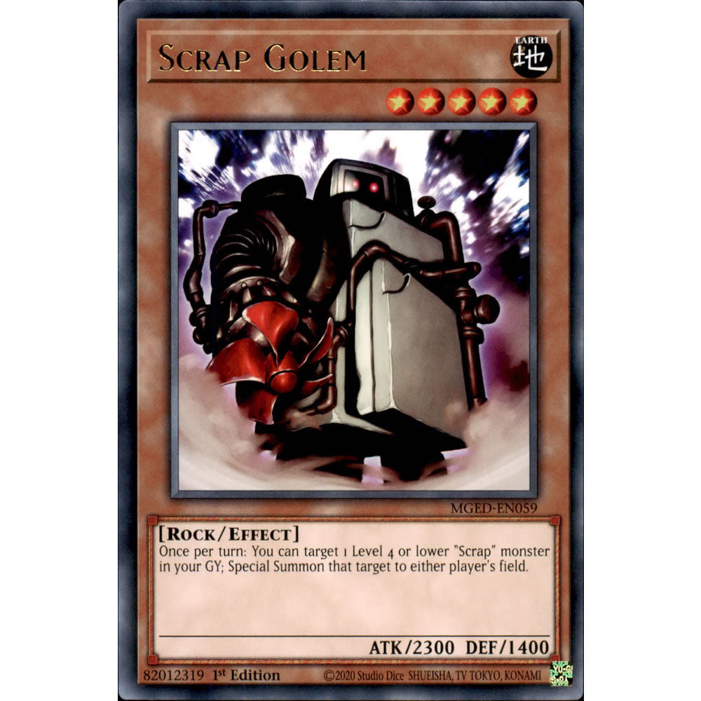 Scrap Golem MGED-EN059 Yu-Gi-Oh! Card from the Maximum Gold: El Dorado Set