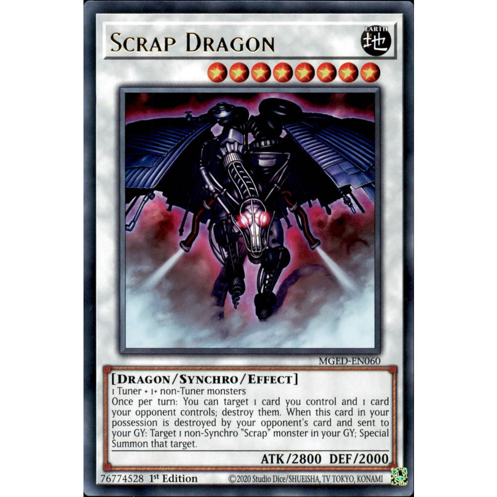 Scrap Dragon MGED-EN060 Yu-Gi-Oh! Card from the Maximum Gold: El Dorado Set