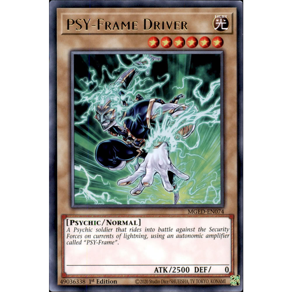 PSY-Frame Driver MGED-EN074 Yu-Gi-Oh! Card from the Maximum Gold: El Dorado Set