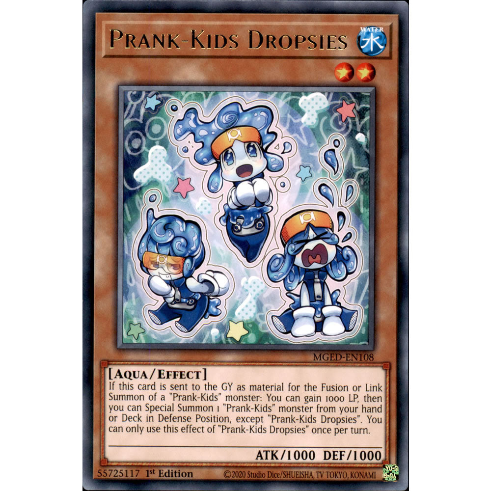 Prank-Kids Dropsies MGED-EN108 Yu-Gi-Oh! Card from the Maximum Gold: El Dorado Set