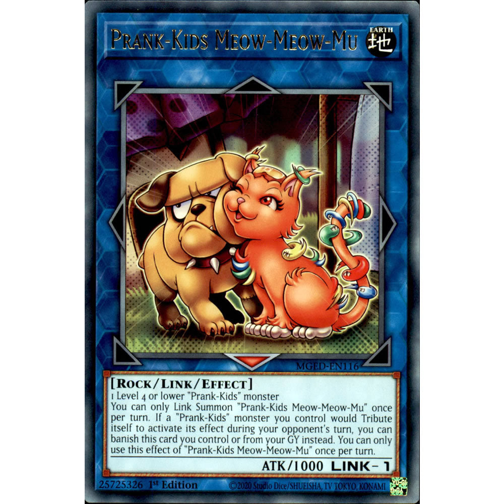 Prank-Kids Meow-Meow-Mu MGED-EN116 Yu-Gi-Oh! Card from the Maximum Gold: El Dorado Set