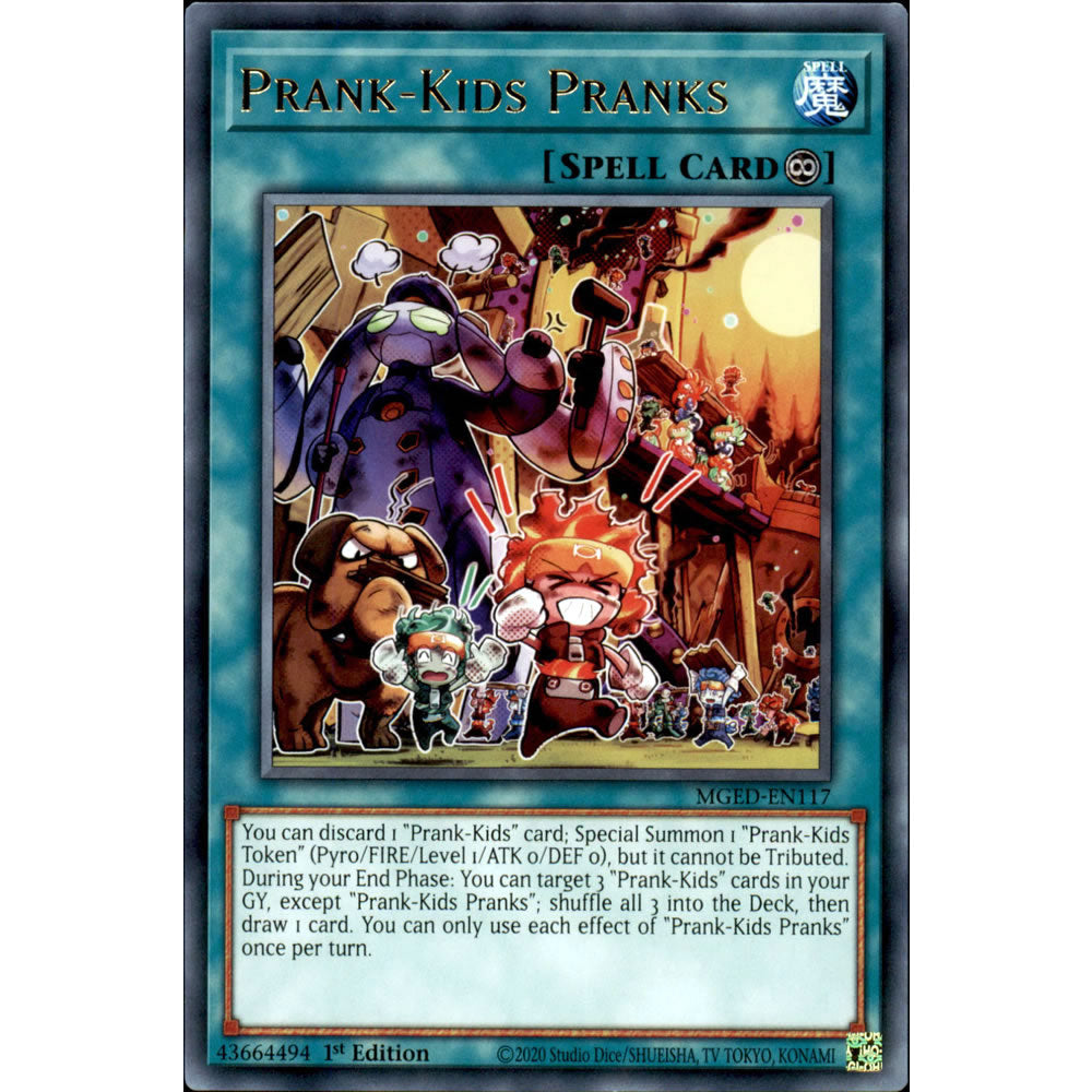 Prank-Kids Pranks MGED-EN117 Yu-Gi-Oh! Card from the Maximum Gold: El Dorado Set