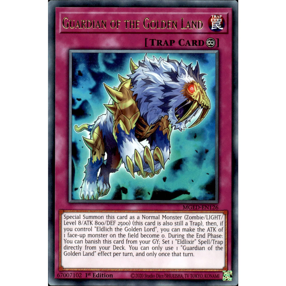 Guardian of the Golden Land MGED-EN126 Yu-Gi-Oh! Card from the Maximum Gold: El Dorado Set