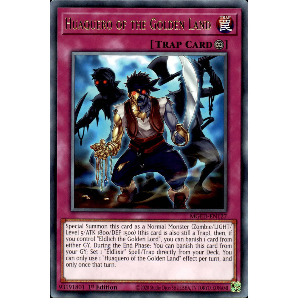 Huaquero of the Golden Land MGED-EN127 Yu-Gi-Oh! Card from the Maximum Gold: El Dorado Set