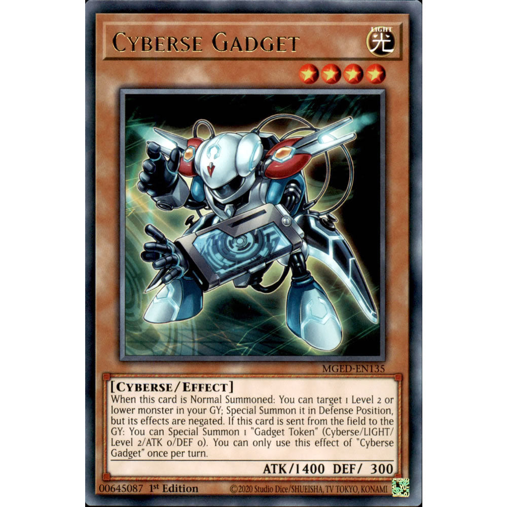 Cyberse Gadget MGED-EN135 Yu-Gi-Oh! Card from the Maximum Gold: El Dorado Set