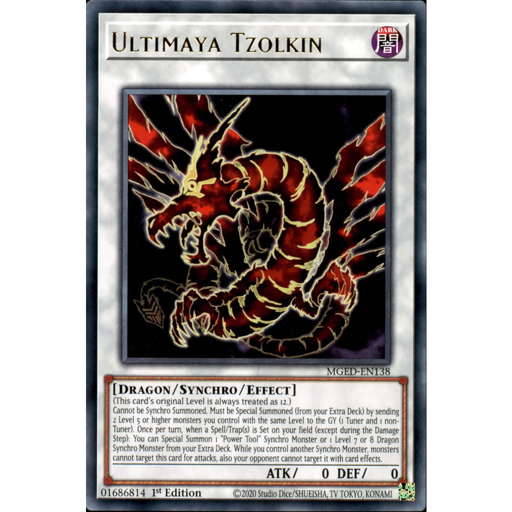 Ultimaya Tzolkin MGED-EN138 Yu-Gi-Oh! Card from the Maximum Gold: El Dorado Set