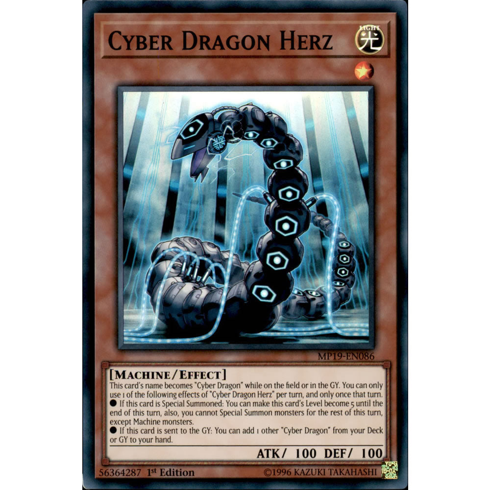 Cyber Dragon Herz MP19-EN086 Yu-Gi-Oh! Card from the Mega Tin 2019 Mega Pack Set