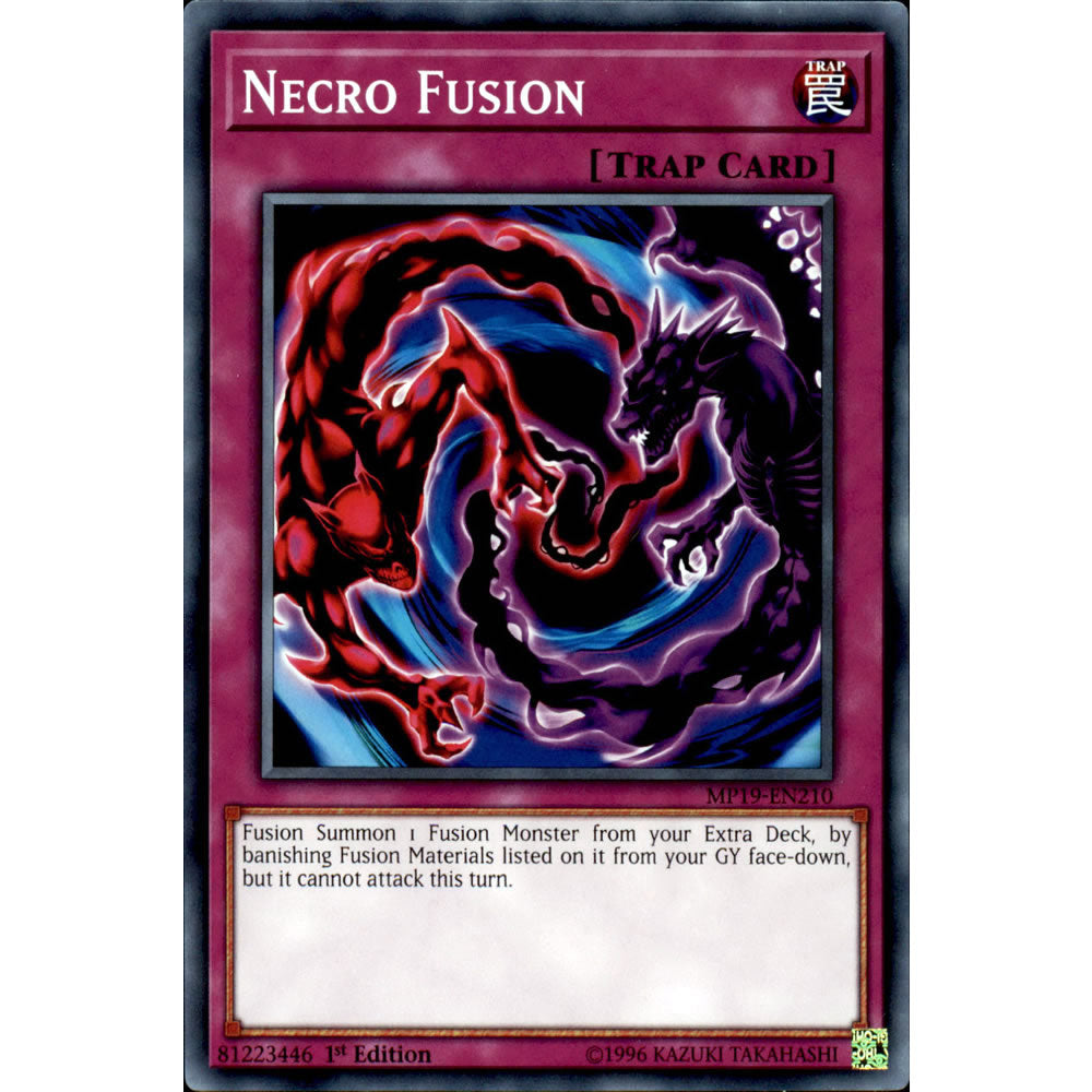 Necro Fusion MP19-EN210 Yu-Gi-Oh! Card from the Mega Tin 2019 Mega Pack Set