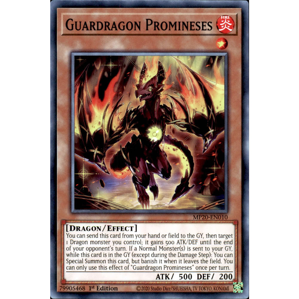 Guardragon Promineses MP20-EN010 Yu-Gi-Oh! Card from the Mega Tin 2020 Mega Pack Set