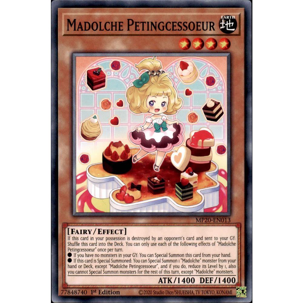 Madolche Petingcessoeur MP20-EN013 Yu-Gi-Oh! Card from the Mega Tin 2020 Mega Pack Set
