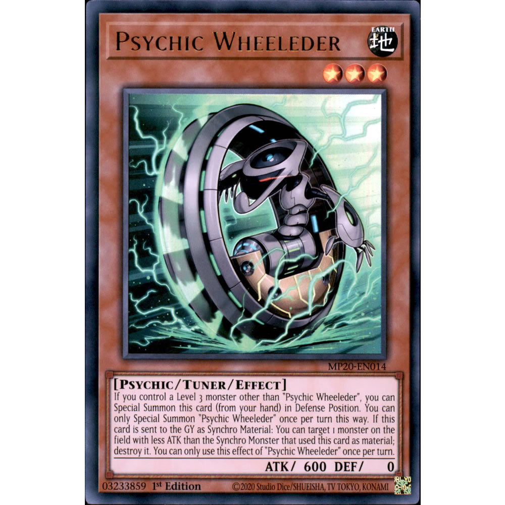 Psychic Wheeleder MP20-EN014 Yu-Gi-Oh! Card from the Mega Tin 2020 Mega Pack Set