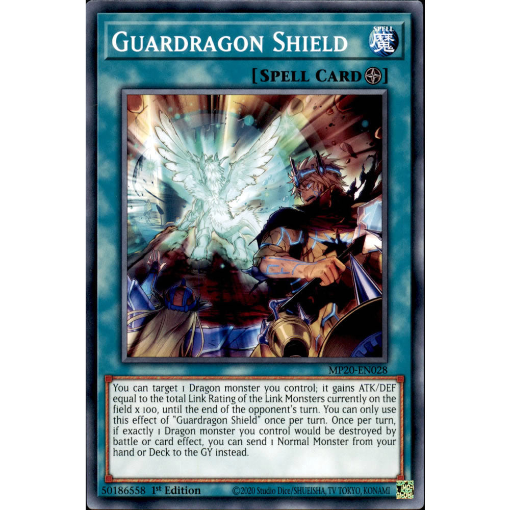 Guardragon Shield MP20-EN028 Yu-Gi-Oh! Card from the Mega Tin 2020 Mega Pack Set
