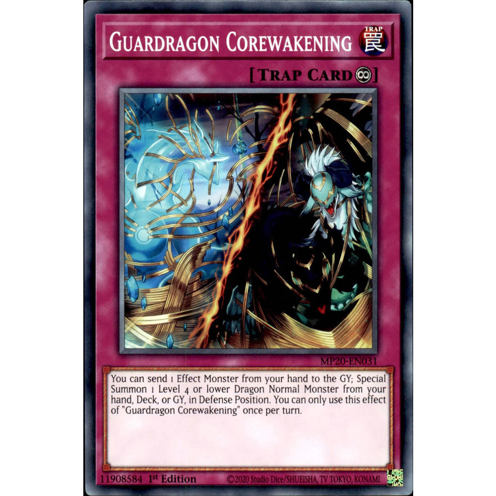 Guardragon Corewakening MP20-EN031 Yu-Gi-Oh! Card from the Mega Tin 2020 Mega Pack Set