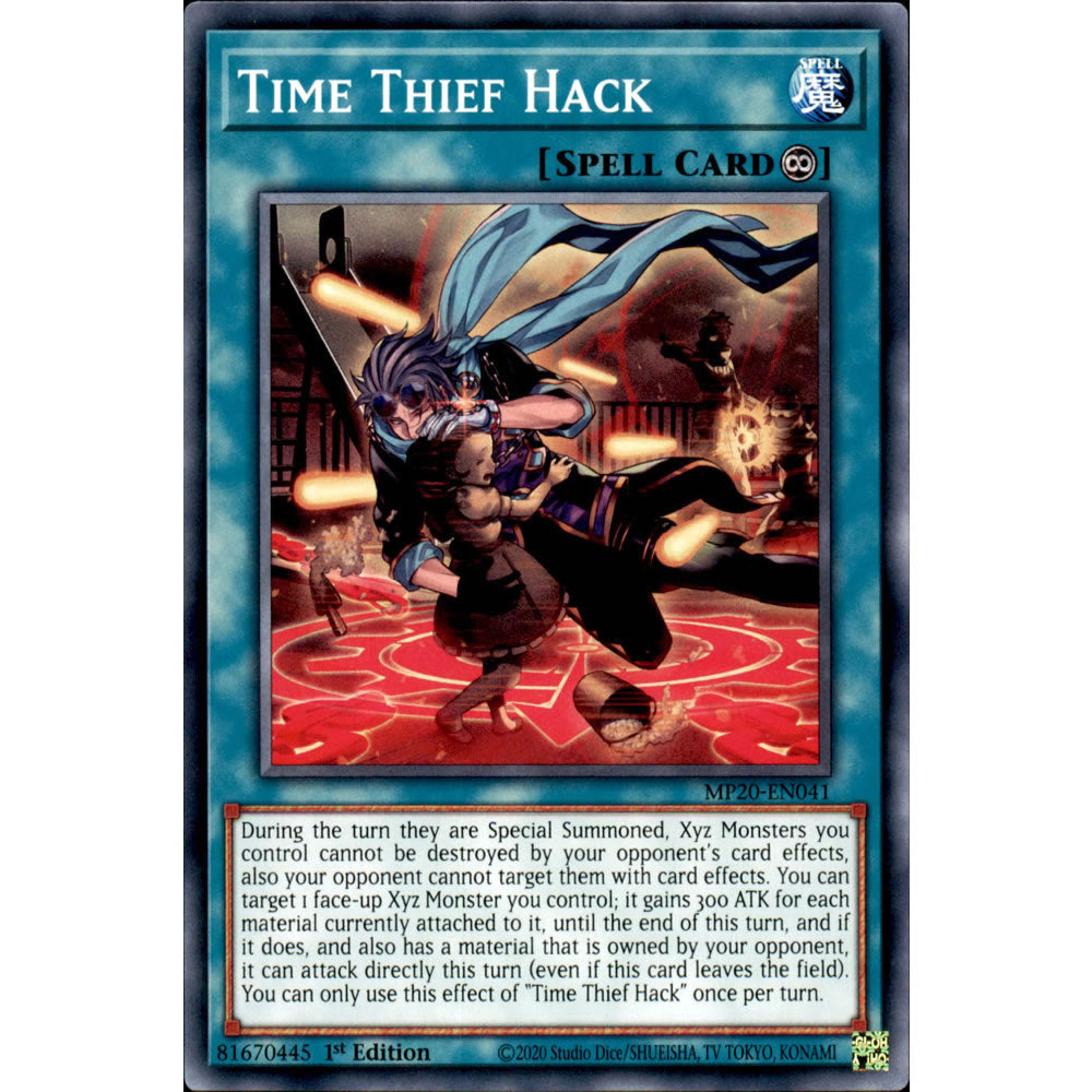 Time Thief Hack MP20-EN041 Yu-Gi-Oh! Card from the Mega Tin 2020 Mega Pack Set