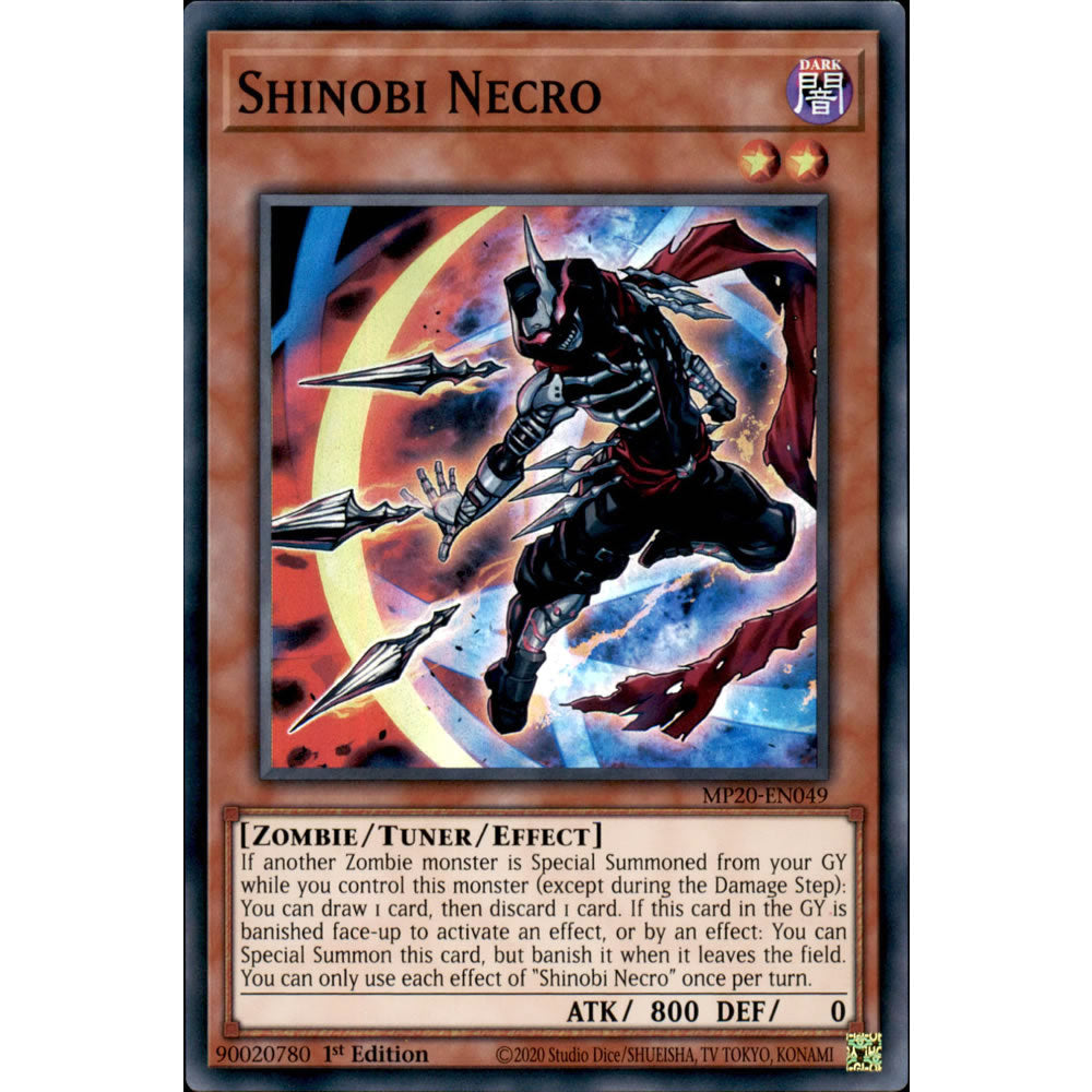 Shinobi Necro MP20-EN049 Yu-Gi-Oh! Card from the Mega Tin 2020 Mega Pack Set