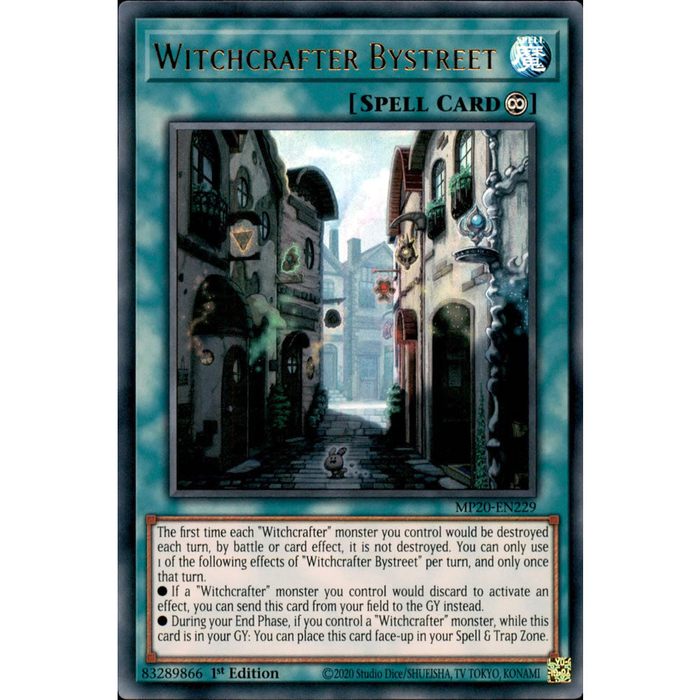 Witchcrafter Bystreet MP20-EN229 Yu-Gi-Oh! Card from the Mega Tin 2020 Mega Pack Set