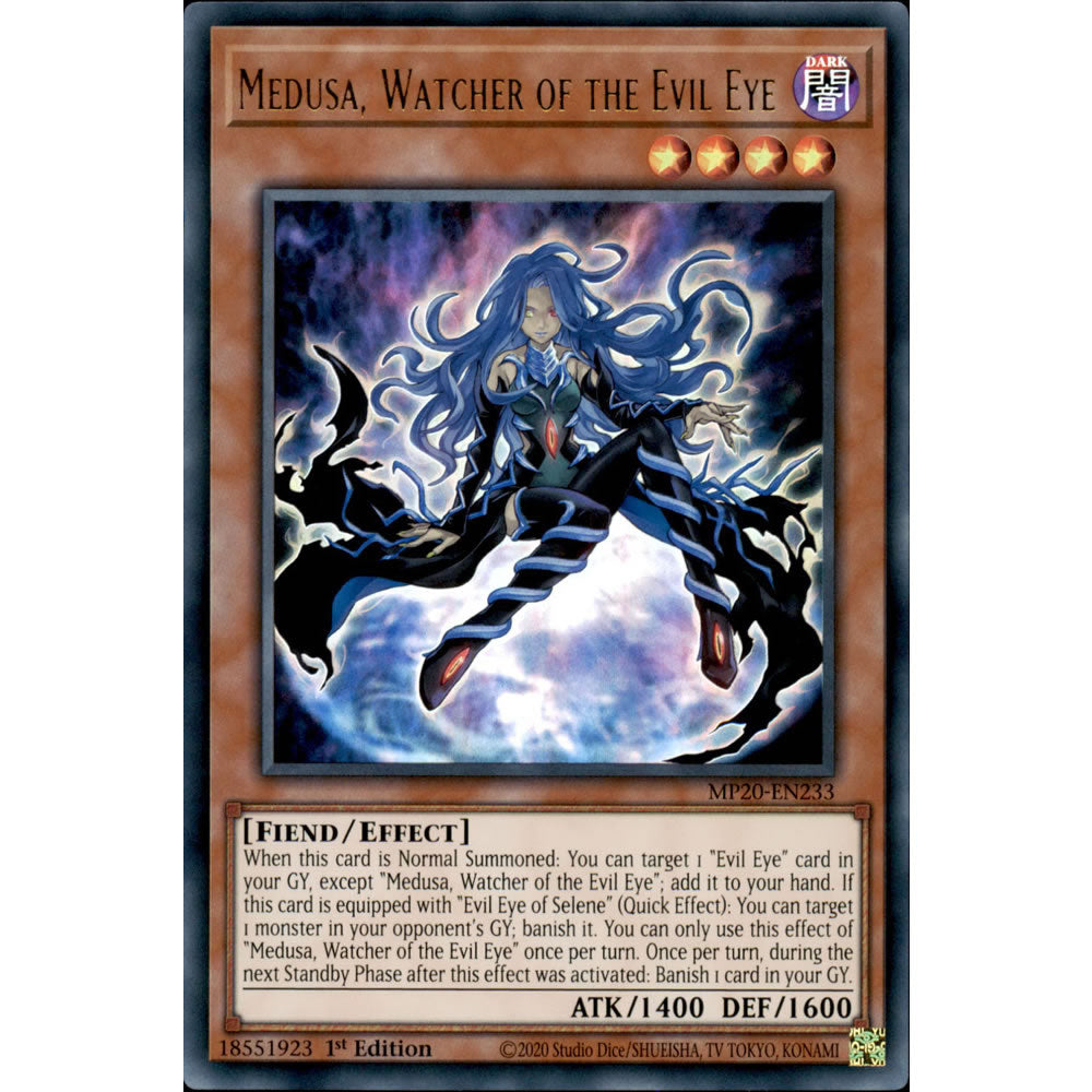 Medusa, Watcher of the Evil Eye MP20-EN233 Yu-Gi-Oh! Card from the Mega Tin 2020 Mega Pack Set