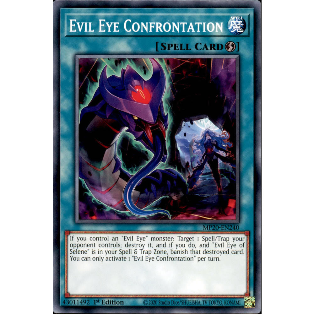 Evil Eye Confrontation MP20-EN240 Yu-Gi-Oh! Card from the Mega Tin 2020 Mega Pack Set