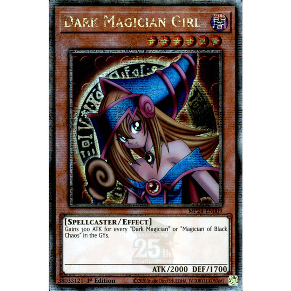 Dark Magician Girl MP24-EN009 - Quarter Century Secret Rare 1st Edition NM Yu-Gi-Oh!-1367939
