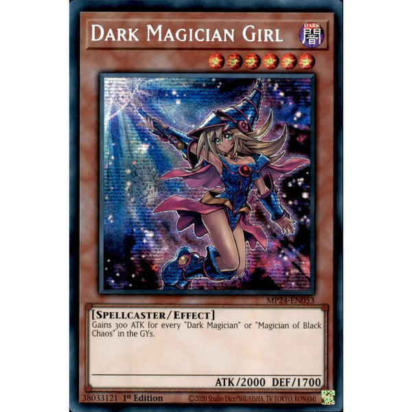 遊戯王 MP24-EN053 ブラック・マジシャン・ガール Dark Magician girl  (英語版 1st Edition スターライトレア) 25th Anniversary Tin：Dueling Mirrors Mega Pack Amazon.com: Dark Magician Girl (Alternate Art) - MP24-EN053