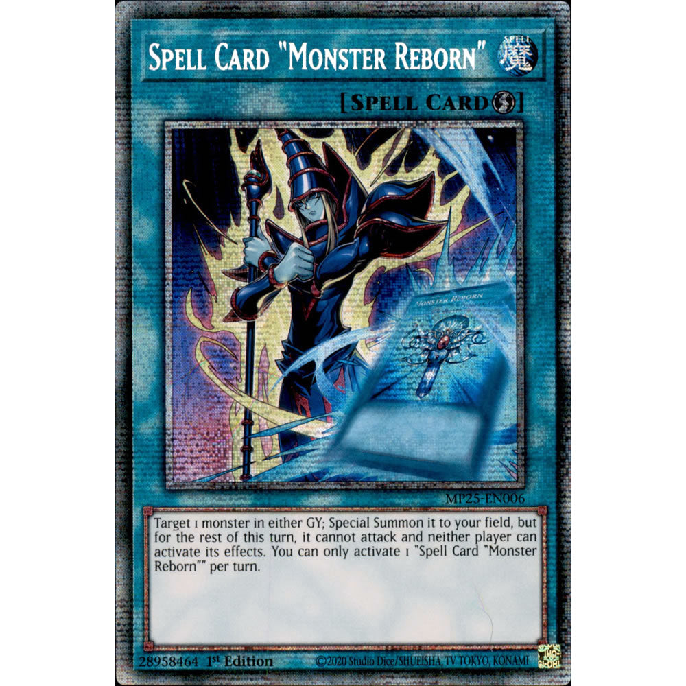 Spell Card Monster Reborn MP25-EN006 Yu-Gi-Oh! Card from the Mega Tin 2025 Mega Pack Set