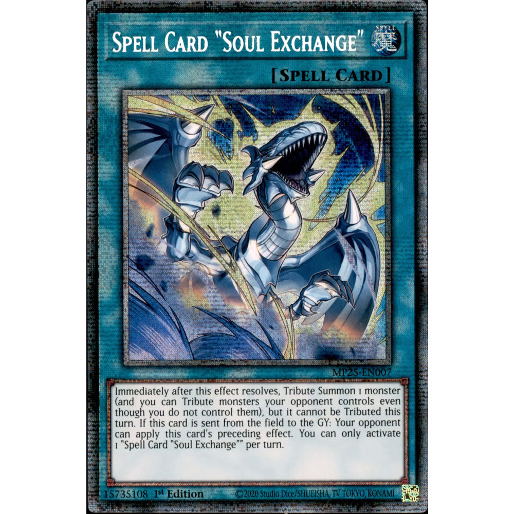 Spell Card Soul Exchange MP25-EN007 Yu-Gi-Oh! Card from the Mega Tin 2025 Mega Pack Set