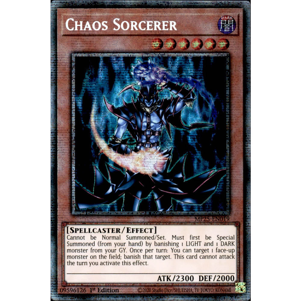 Chaos Sorcerer MP25-EN019 Yu-Gi-Oh! Card from the Mega Tin 2025 Mega Pack Set