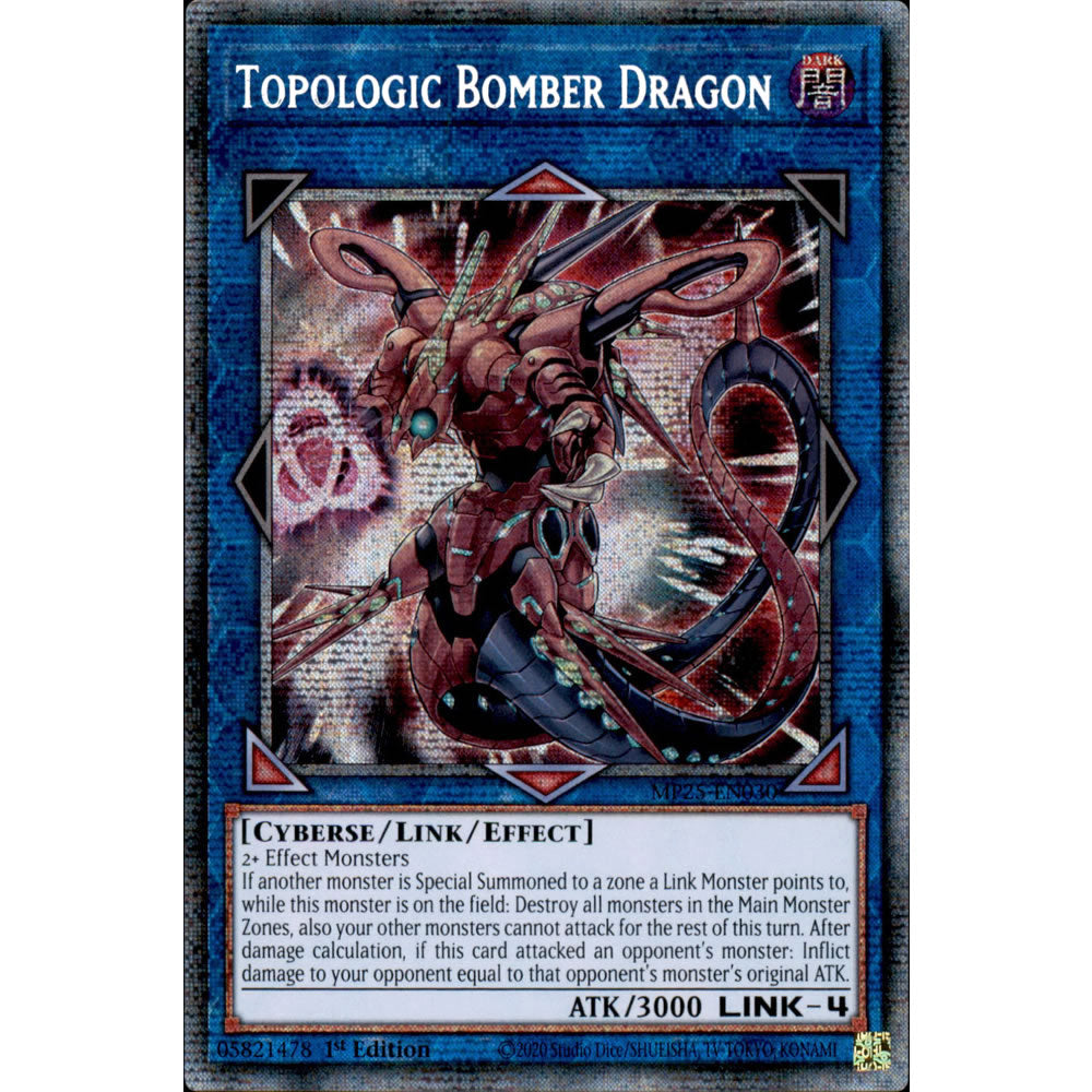 Topologic Bomber Dragon MP25-EN030 Yu-Gi-Oh! Card from the Mega Tin 2025 Mega Pack Set