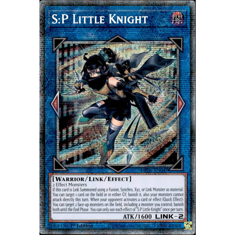 S:P Little Knight MP25-EN047 Yu-Gi-Oh! Card from the Mega Tin 2025 Mega Pack Set