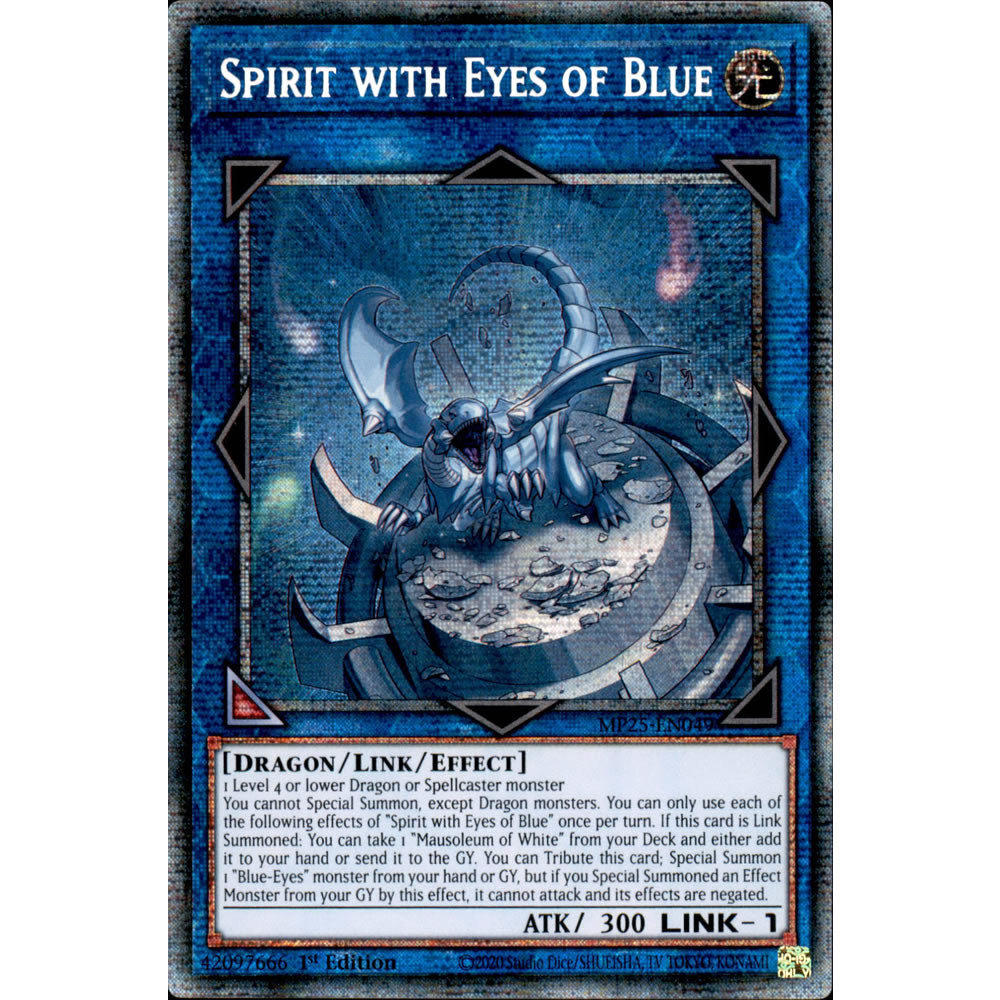 Spirit with Eyes of Blue MP25-EN049 Yu-Gi-Oh! Card from the Mega Tin 2025 Mega Pack Set