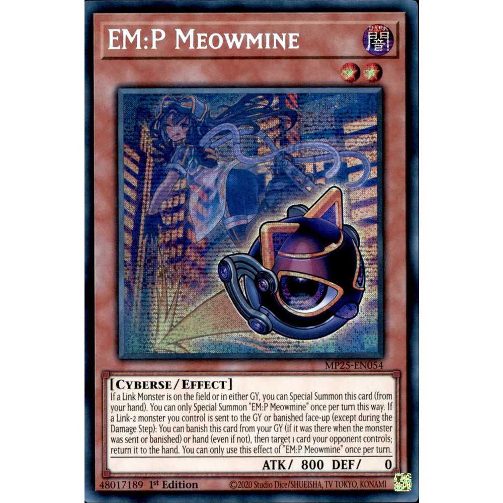 EM:P Meowmine MP25-EN054 Yu-Gi-Oh! Card from the Mega Tin 2025 Mega Pack Set