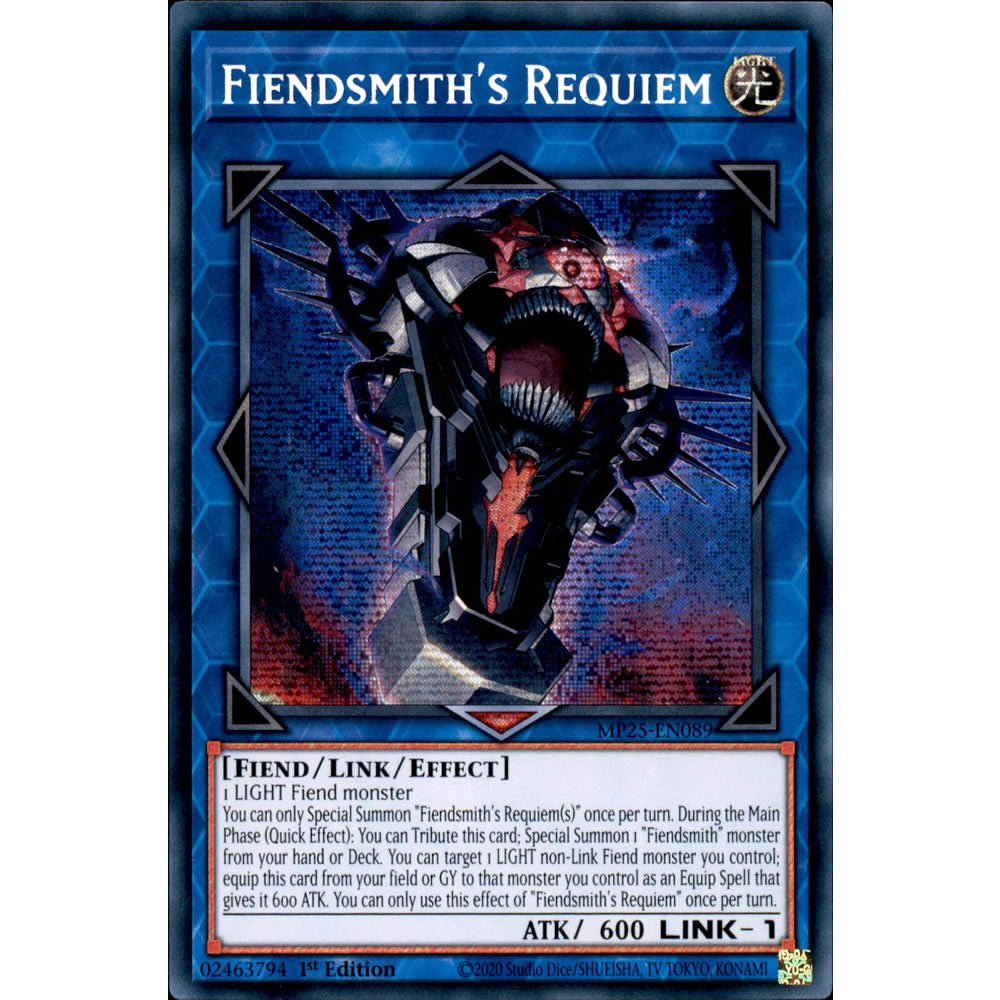 Fiendsmith's Requiem MP25-EN089 Yu-Gi-Oh! Card from the Mega Tin 2025 Mega Pack Set