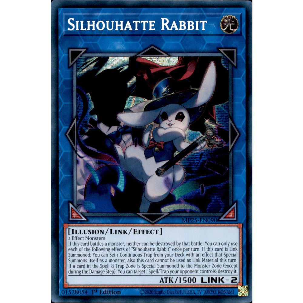 Silhouhatte Rabbit MP25-EN090 Yu-Gi-Oh! Card from the Mega Tin 2025 Mega Pack Set