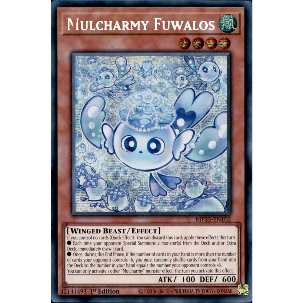 Mulcharmy Fuwalos MP25-EN102 Yu-Gi-Oh! Card from the Mega Tin 2025 Mega Pack Set