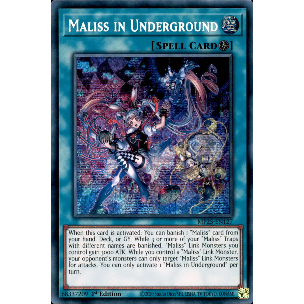 Maliss in Underground MP25-EN127 Yu-Gi-Oh! Card from the Mega Tin 2025 Mega Pack Set