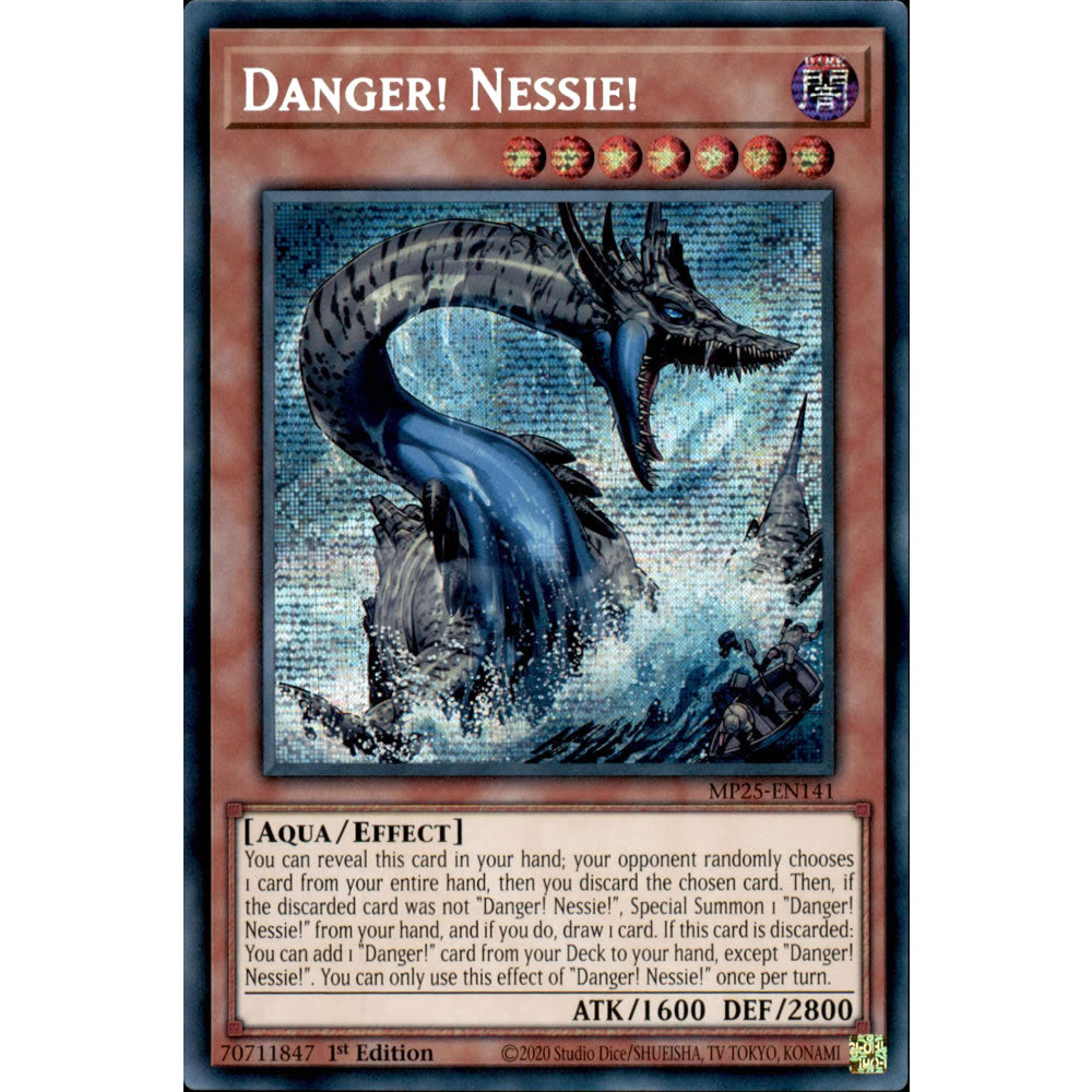 Danger! Nessie! MP25-EN141 Yu-Gi-Oh! Card from the Mega Tin 2025 Mega Pack Set