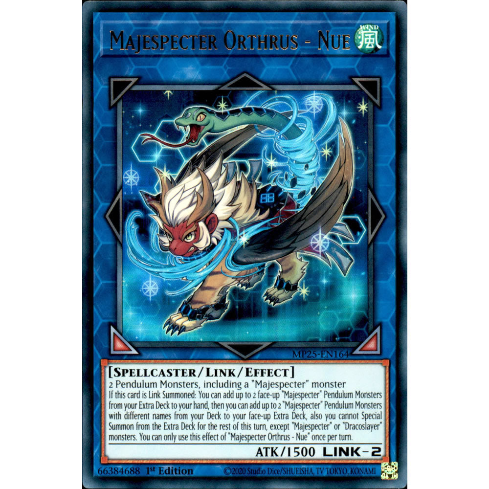 Majespecter Orthrus - Nue MP25-EN164 Yu-Gi-Oh! Card from the Mega Tin 2025 Mega Pack Set