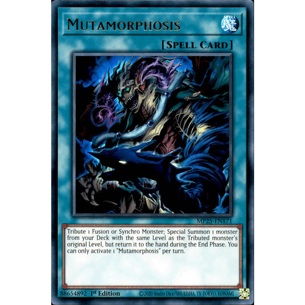 Mutamorphosis MP25-EN171 Yu-Gi-Oh! Card from the Mega Tin 2025 Mega Pack Set