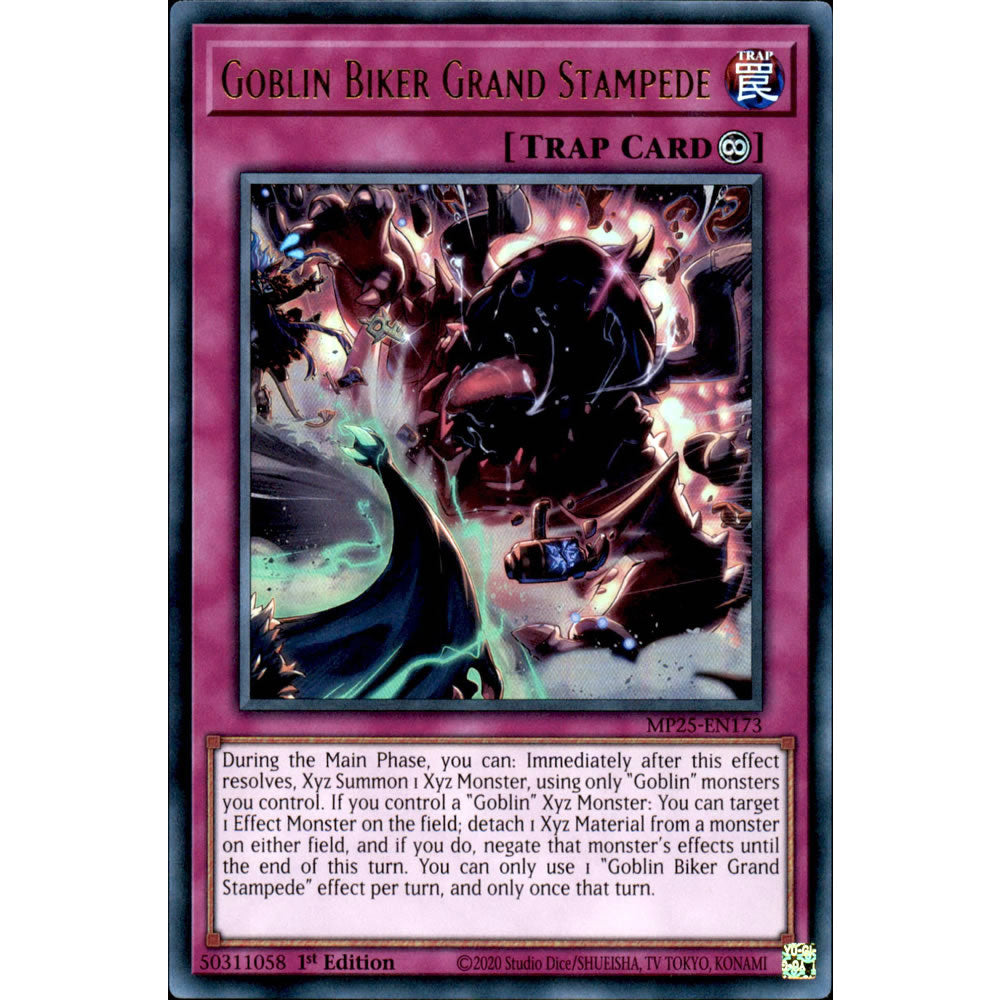 Goblin Biker Grand Stampede MP25-EN173 Yu-Gi-Oh! Card from the Mega Tin 2025 Mega Pack Set