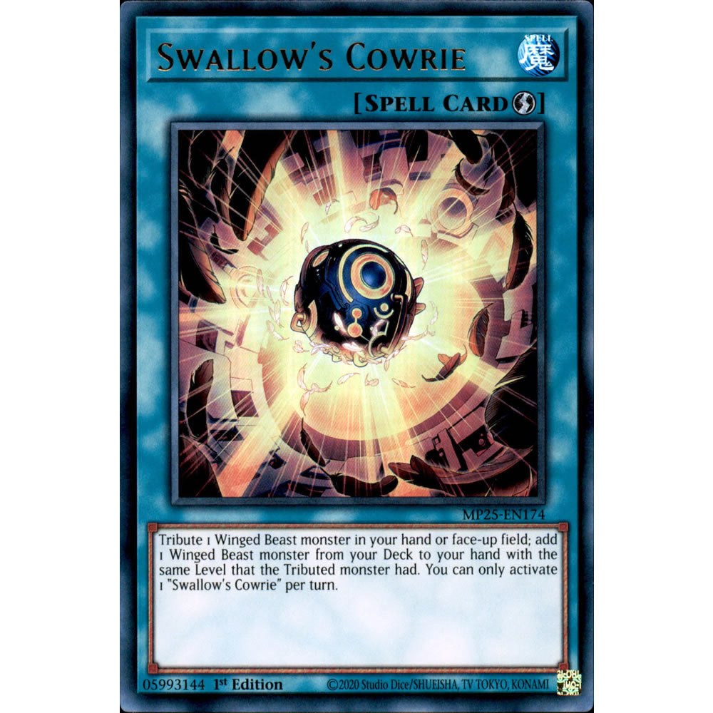 Swallow's Cowrie MP25-EN174 Yu-Gi-Oh! Card from the Mega Tin 2025 Mega Pack Set
