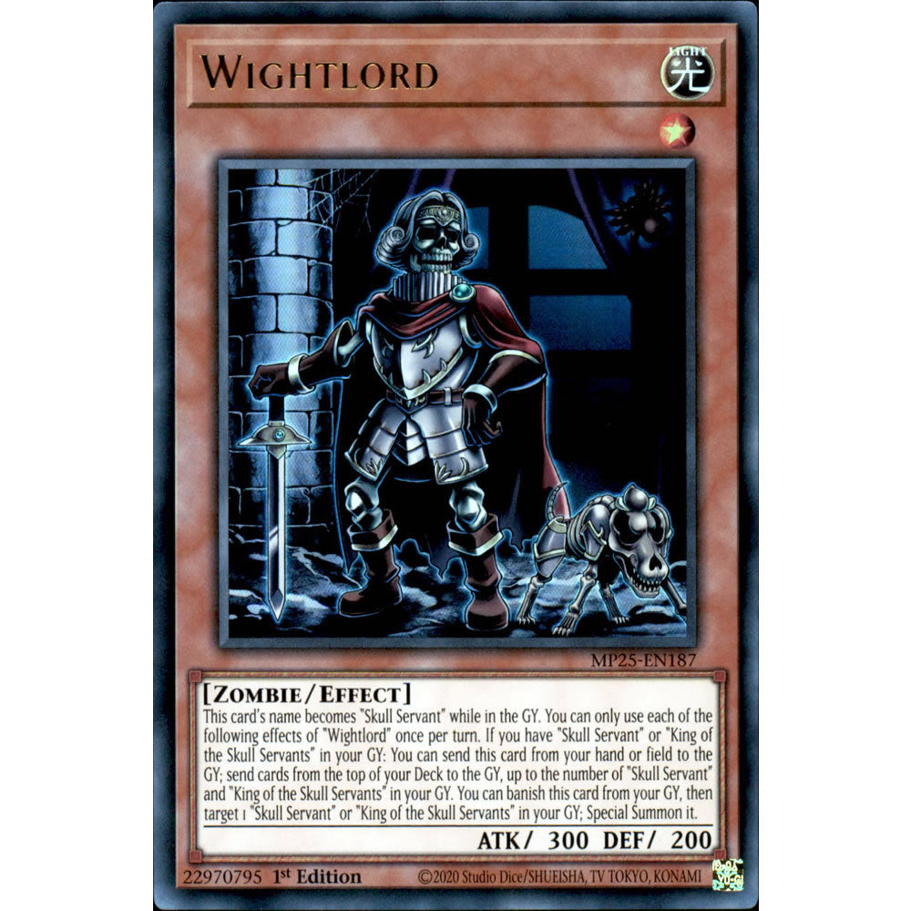 Wightlord MP25-EN187 Yu-Gi-Oh! Card from the Mega Tin 2025 Mega Pack Set
