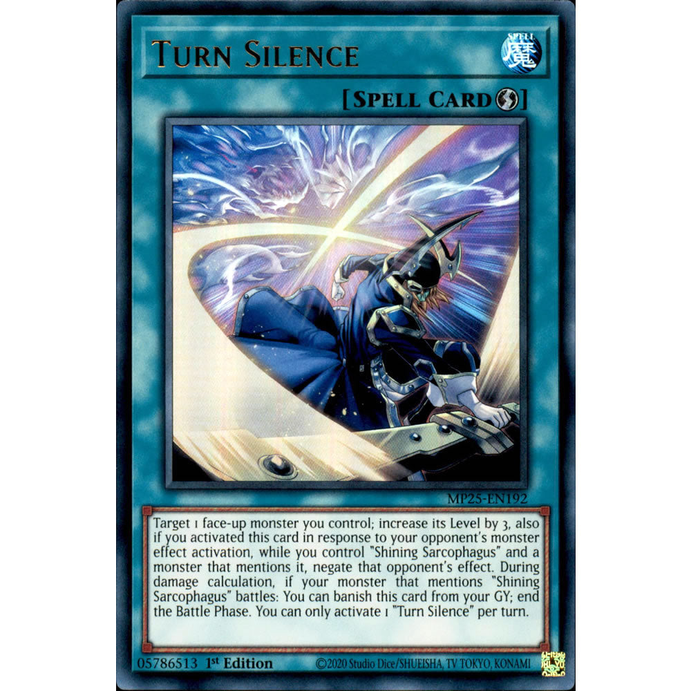 Turn Silence MP25-EN192 Yu-Gi-Oh! Card from the Mega Tin 2025 Mega Pack Set
