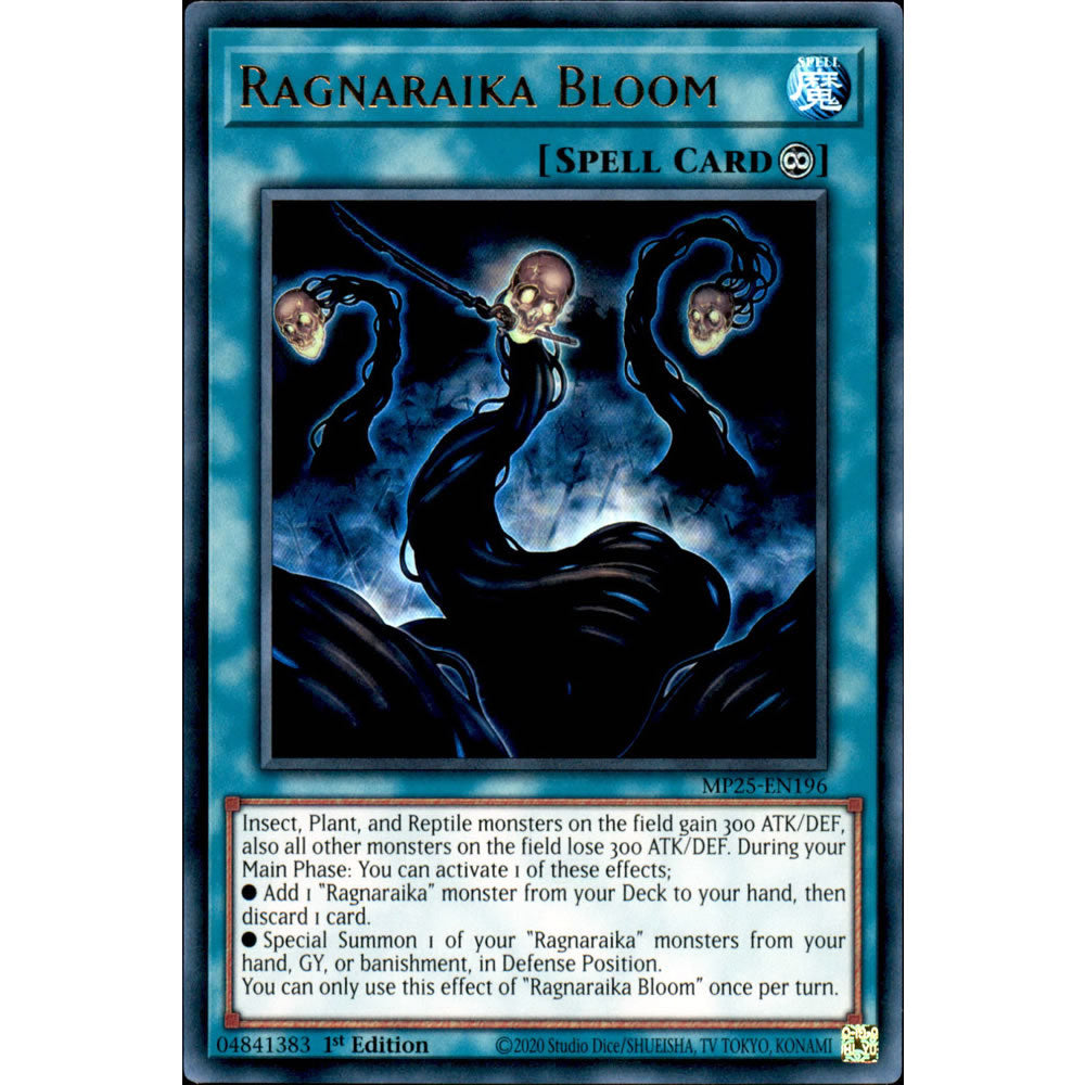Ragnaraika Bloom MP25-EN196 Yu-Gi-Oh! Card from the Mega Tin 2025 Mega Pack Set