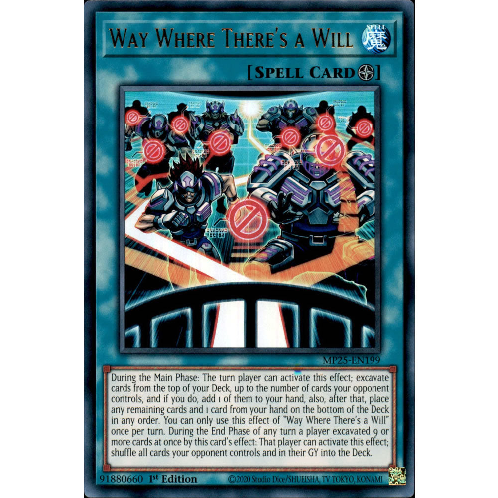 Way Where There's a Will MP25-EN199 Yu-Gi-Oh! Card from the Mega Tin 2025 Mega Pack Set