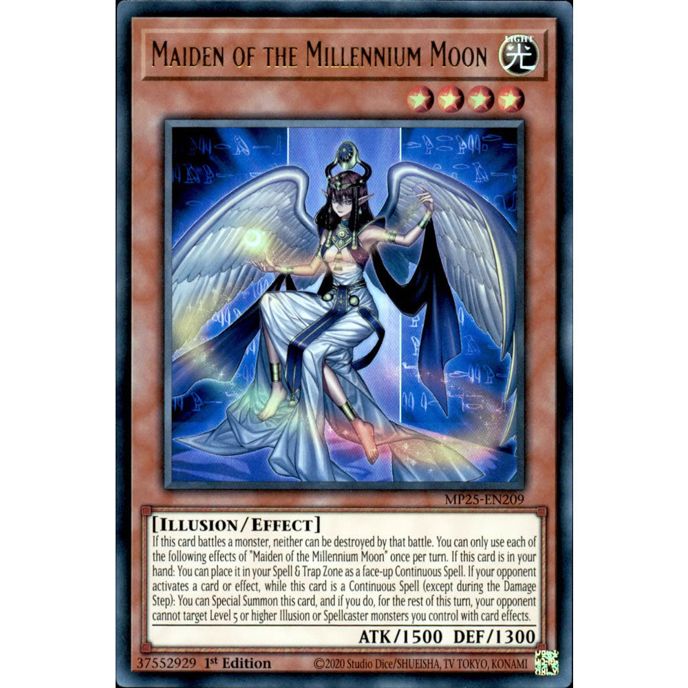 Maiden of the Millennium Moon MP25-EN209 Yu-Gi-Oh! Card from the Mega Tin 2025 Mega Pack Set