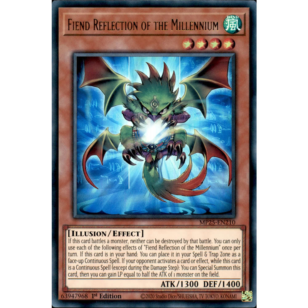 Fiend Reflection of the Millennium MP25-EN210 Yu-Gi-Oh! Card from the Mega Tin 2025 Mega Pack Set